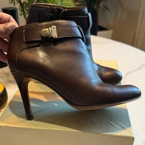 COACH SONDRA SOFT LEATHER Ankle Boots